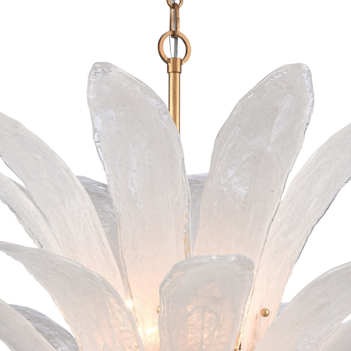 Arabela Lighting - 85490-10 - Ten Light Pendant - Fiore - Antique Gold Leaf