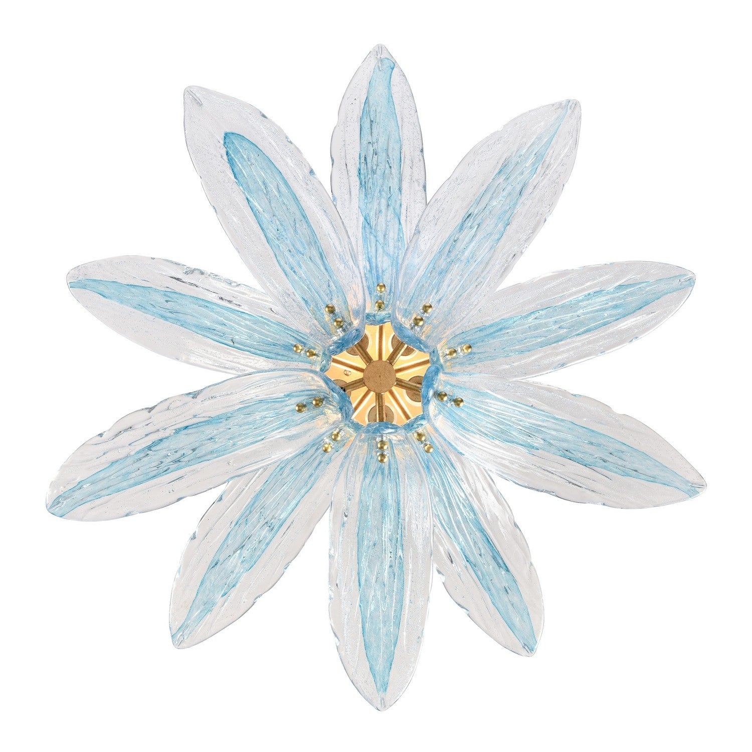 Arabela Lighting - 85394-5 - Five Light Semi Flush Mount - Fiore - Antique Gold Leaf