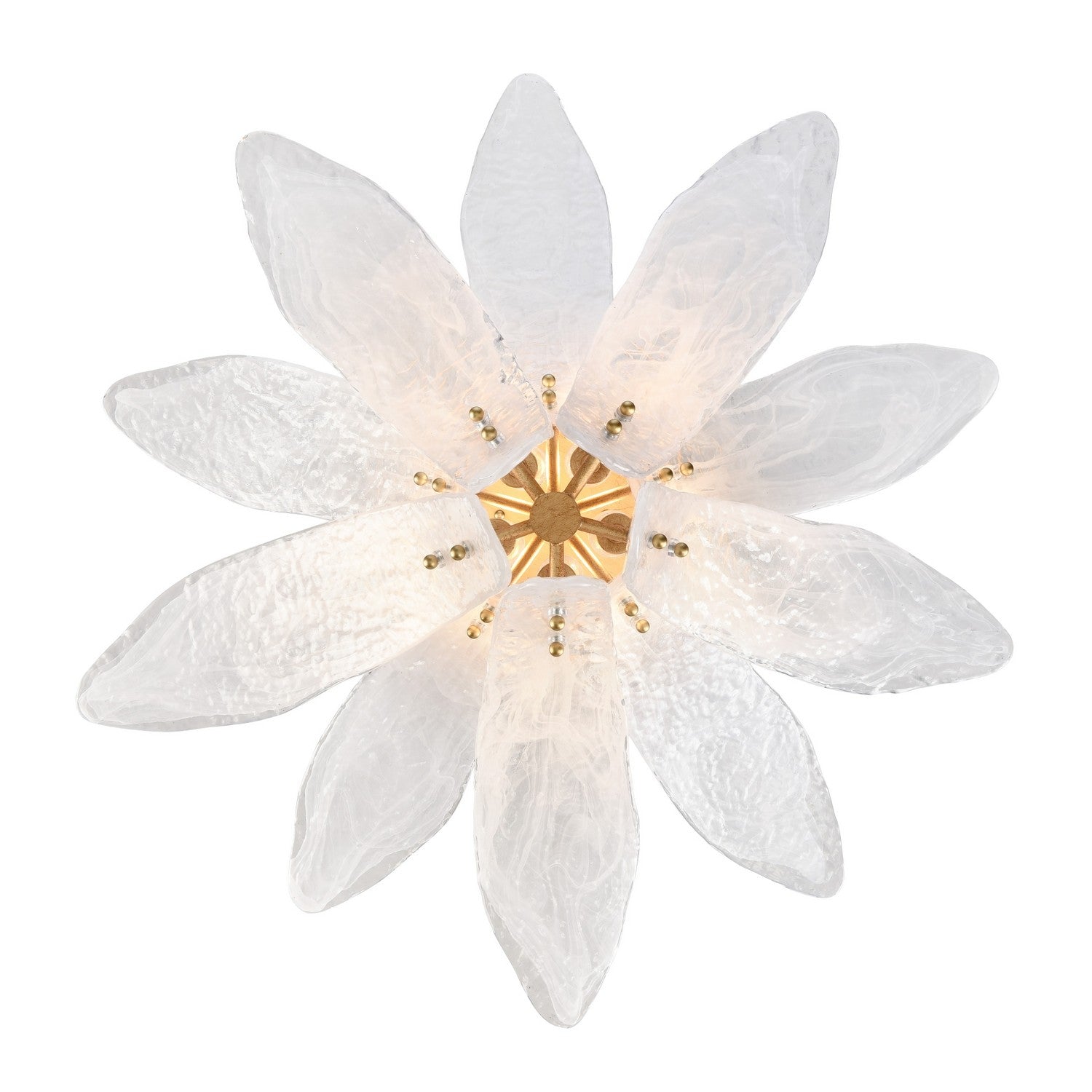 Arabela Lighting - 85494-5 - Five Light Semi Flush Mount - Fiore - Antique Gold Leaf