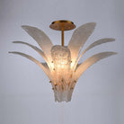 Arabela Lighting - 85494-5 - Five Light Semi Flush Mount - Fiore - Antique Gold Leaf