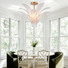 Arabela Lighting - 85494-5 - Five Light Semi Flush Mount - Fiore - Antique Gold Leaf
