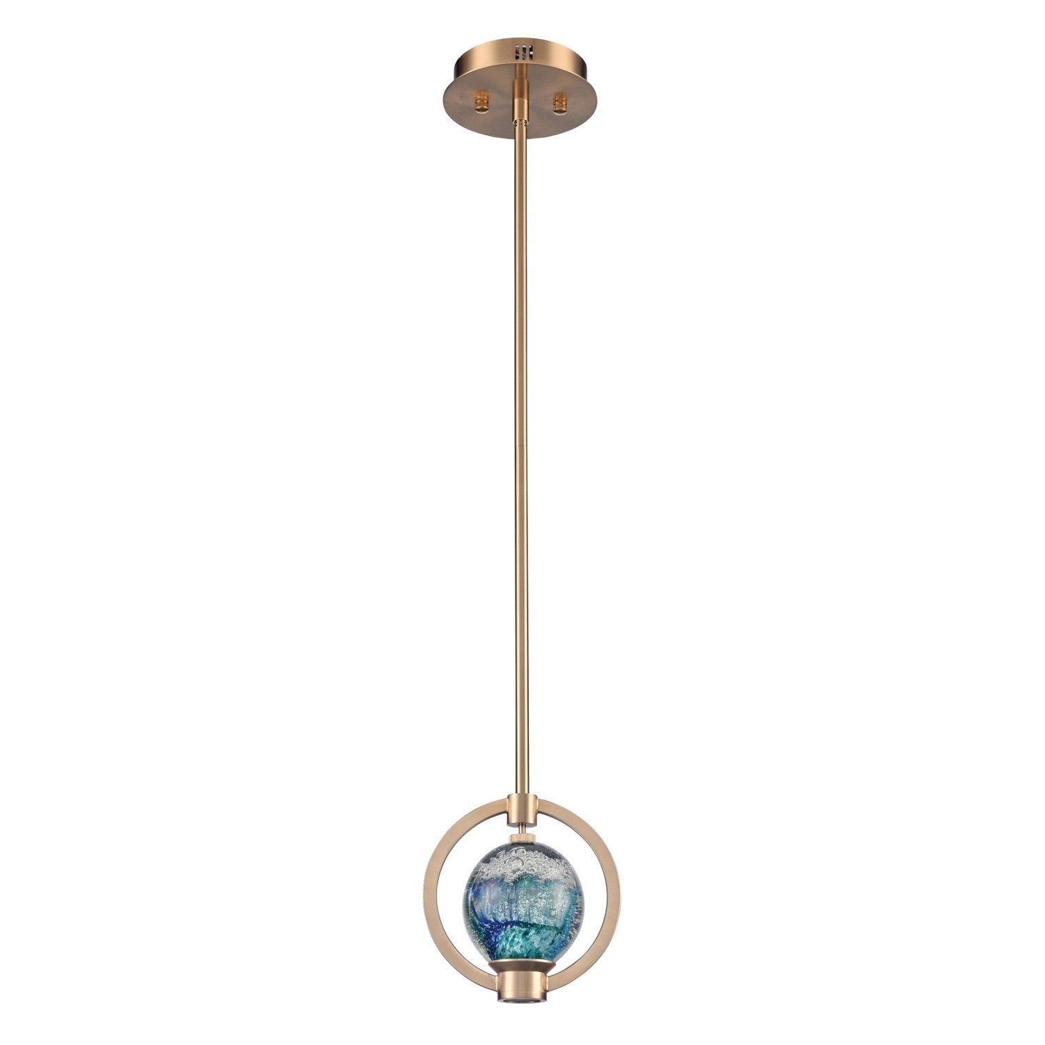 Arabela Lighting - 85406-1 - LED Pendant - Utopia - Lacquered Gold