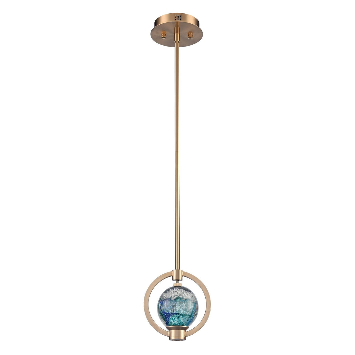 Arabela Lighting - 85406-1 - LED Pendant - Utopia - Lacquered Gold