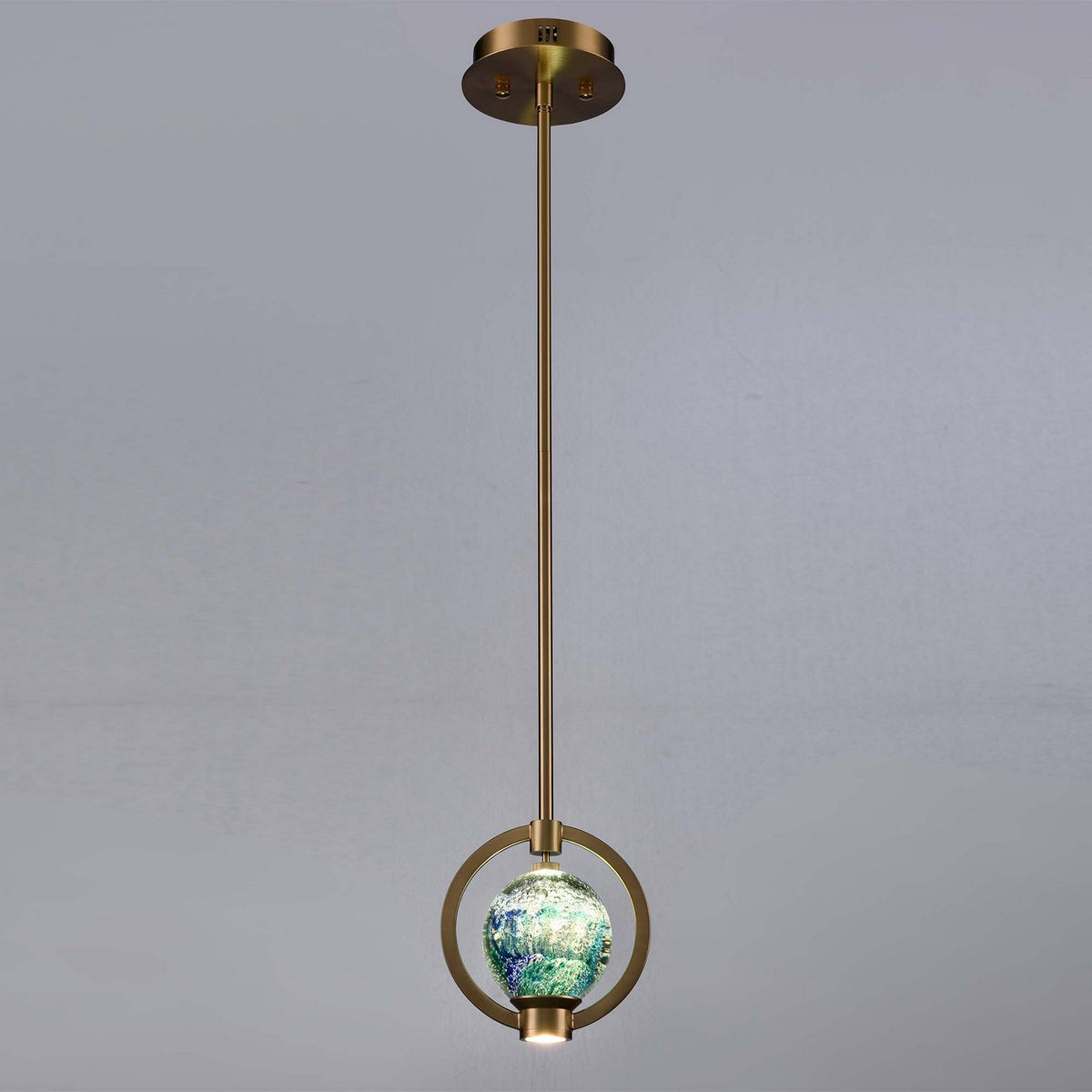 Arabela Lighting - 85406-1 - LED Pendant - Utopia - Lacquered Gold