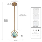 Éclairage Arabela - 85406-1 - LED Suspension - Utopie - Or laqué