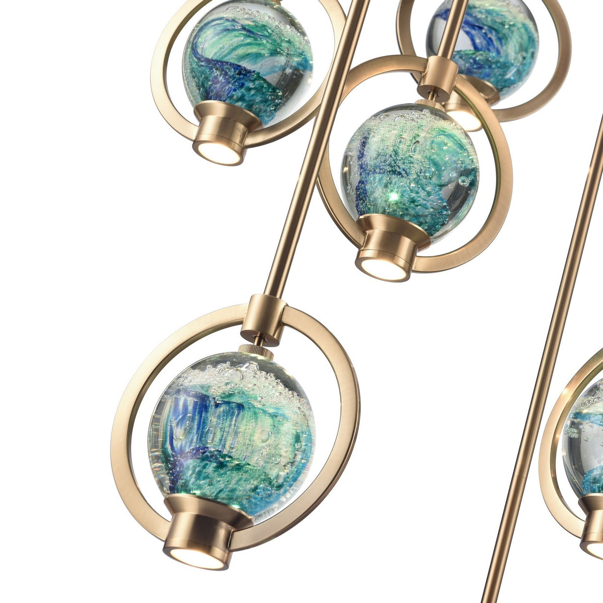 Arabela Lighting - 85401-9 - LED Pendant - Utopia - Lacquered Gold