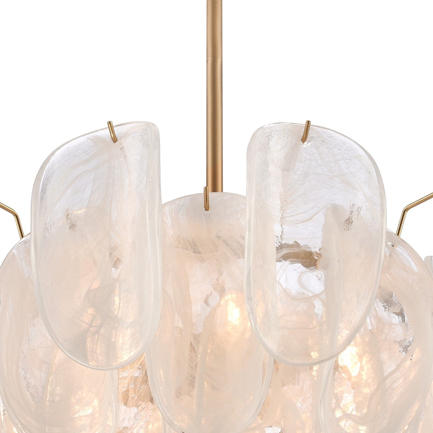 Arabela Lighting - 85410-7 - Sept lumières Suspension Château - Laiton satiné