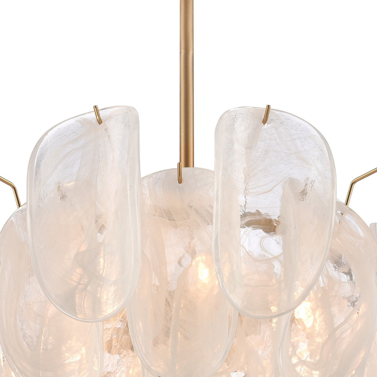 Arabela Lighting - 85410-7 - Seven Light Pendant - Chateau - Satin Brass