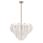 Arabela Lighting - 85410-7 - Sept lumières Suspension Château - Laiton satiné