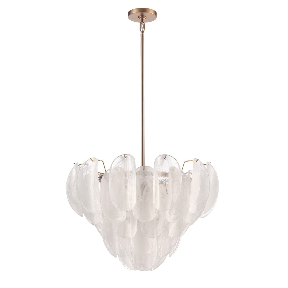 Arabela Lighting - 85410-7 - Seven Light Pendant - Chateau - Satin Brass