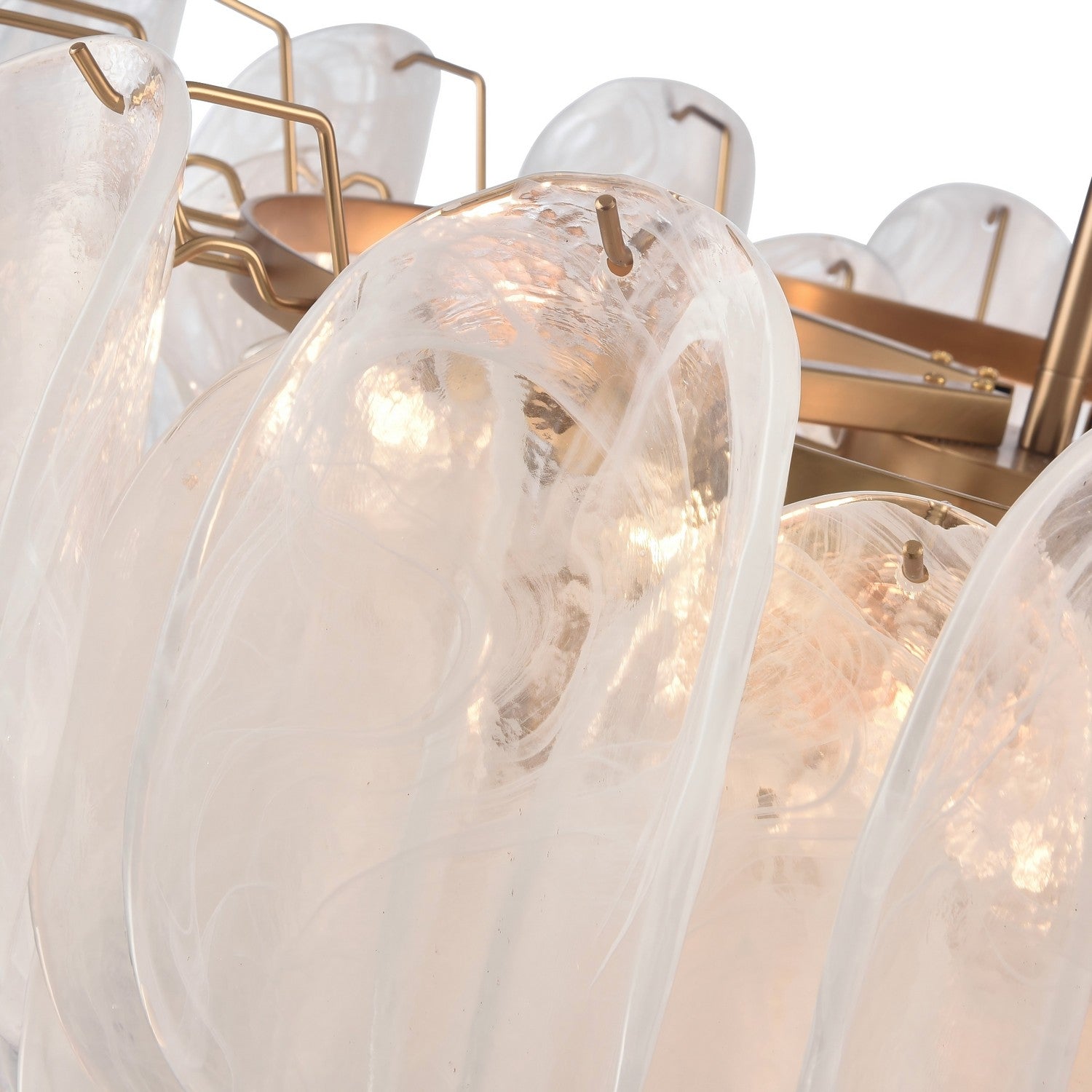 Arabela Lighting - 85411-13 - Luminaire à 13 lampes Suspension Château - Laiton satiné