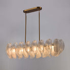 Arabela Lighting - 85413-6 - Luminaire linéaire à six lampes Suspendu Château - Laiton satiné