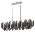 Arabela Lighting - 85513-6 - Luminaire linéaire à six lampes Suspendu - Château - Chrome poli