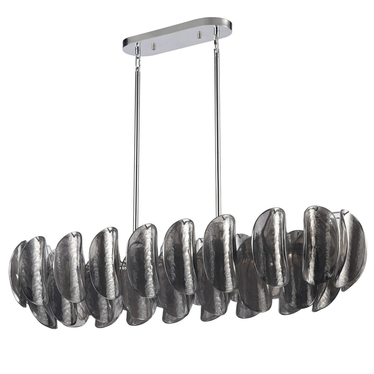 Arabela Lighting - 85513-6 - Six Light Linear Chandelier - Chateau - Polished Chrome