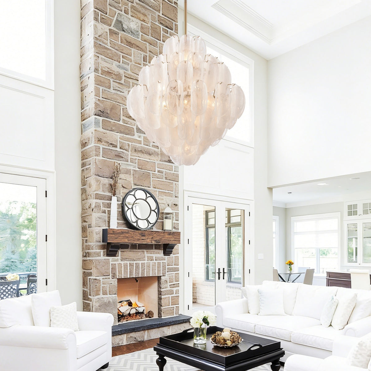 Arabela Lighting - 85414-20 - 20 Light Pendant - Chateau - Satin Brass