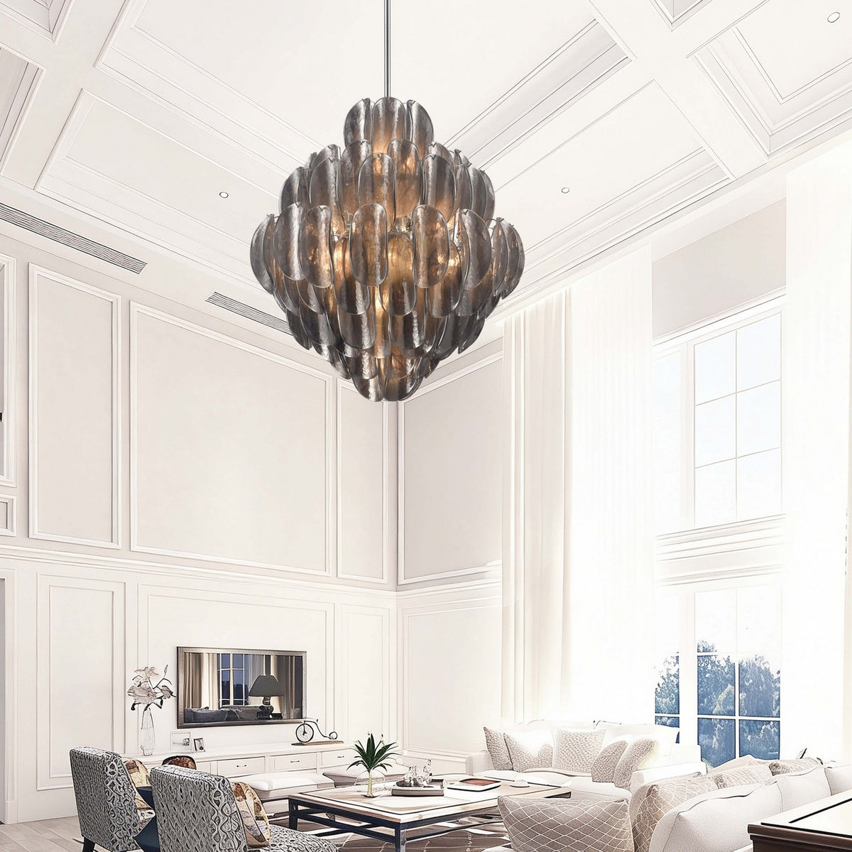 Arabela Lighting - 85514-20 - 20 Light Pendant - Chateau - Polished Chrome