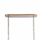 Arabela Lighting - 85420-12 - Luminaire linéaire à 12 lumières Suspendu - Fusion de cristaux - Or péruvien