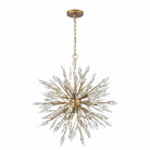 Arabela Lighting - 85421-8 - Huit lampes Suspendu - Fusion de cristaux - Or péruvien