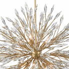 Arabela Lighting - 85422-12 - Luminaire à 12 lampes Suspendu - Fusion de cristaux - Or péruvien