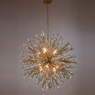 Arabela Lighting - 85422-12 - Luminaire à 12 lampes Suspendu - Fusion de cristaux - Or péruvien