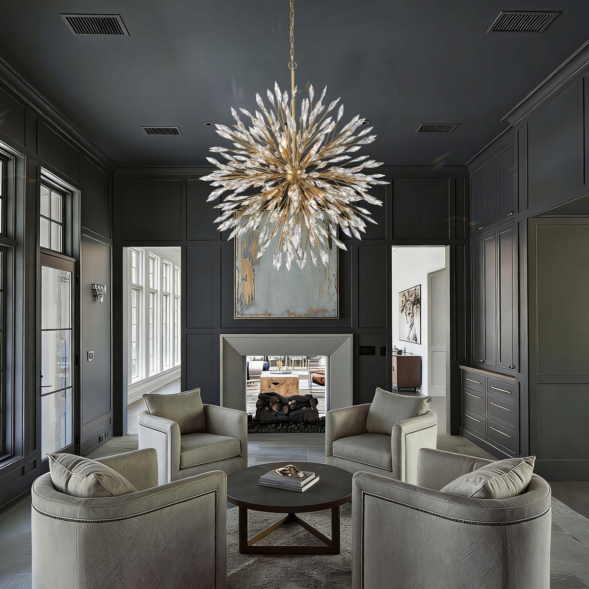 Arabela Lighting - 85422-12 - 12 Light Chandelier - Crystal Fusion - Peruvian Gold