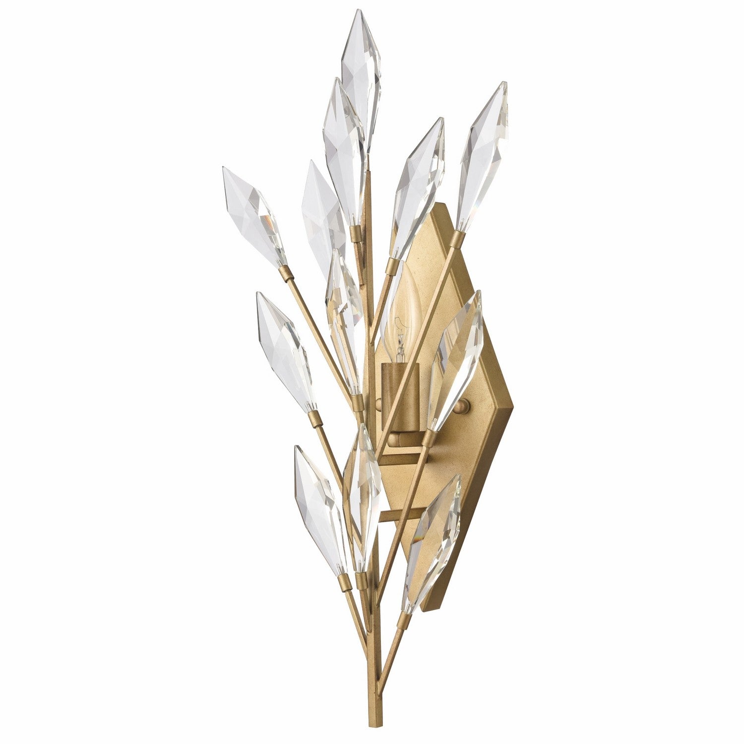 Arabela Lighting - 85423-1 - Une lampe Murale - Fusion de cristaux - Or péruvien