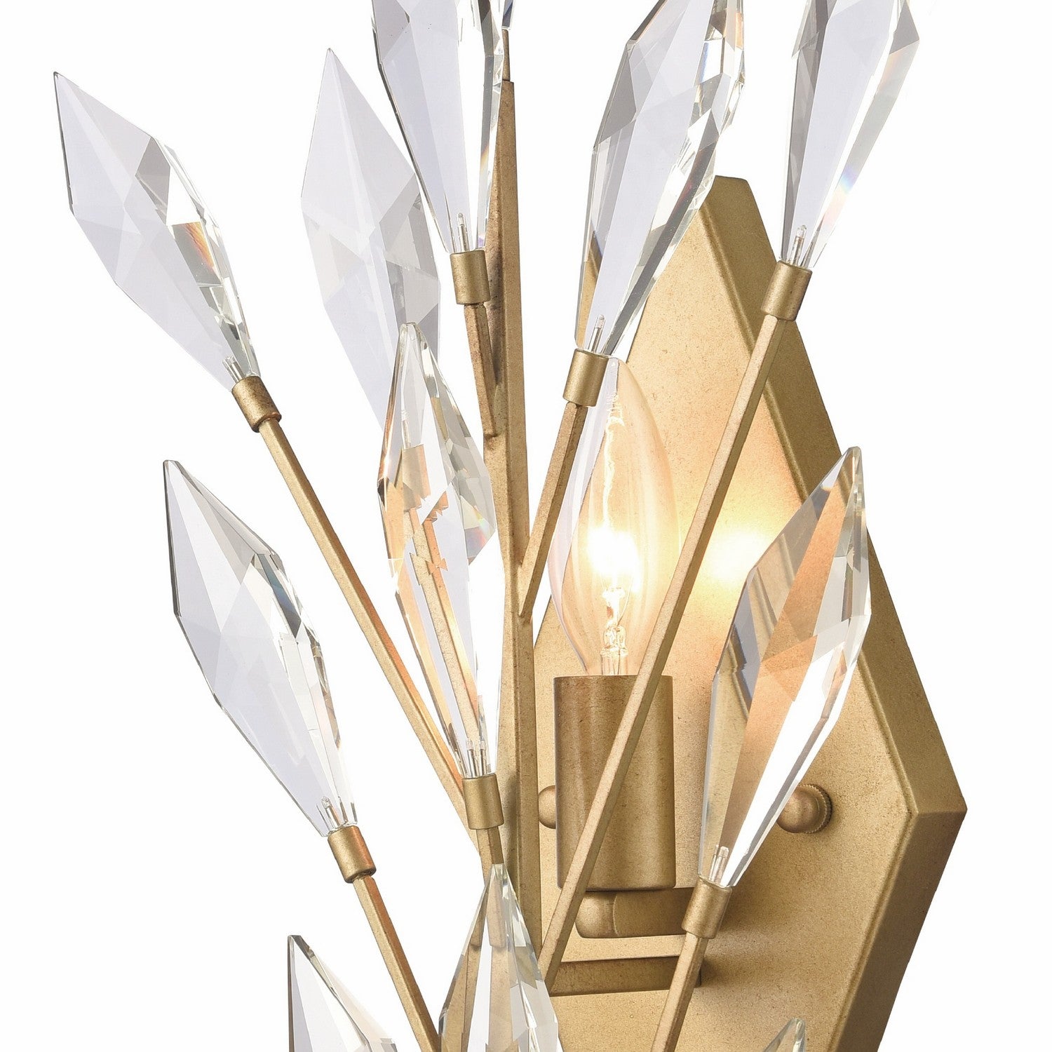 Arabela Lighting - 85423-1 - Une lampe Murale - Fusion de cristaux - Or péruvien