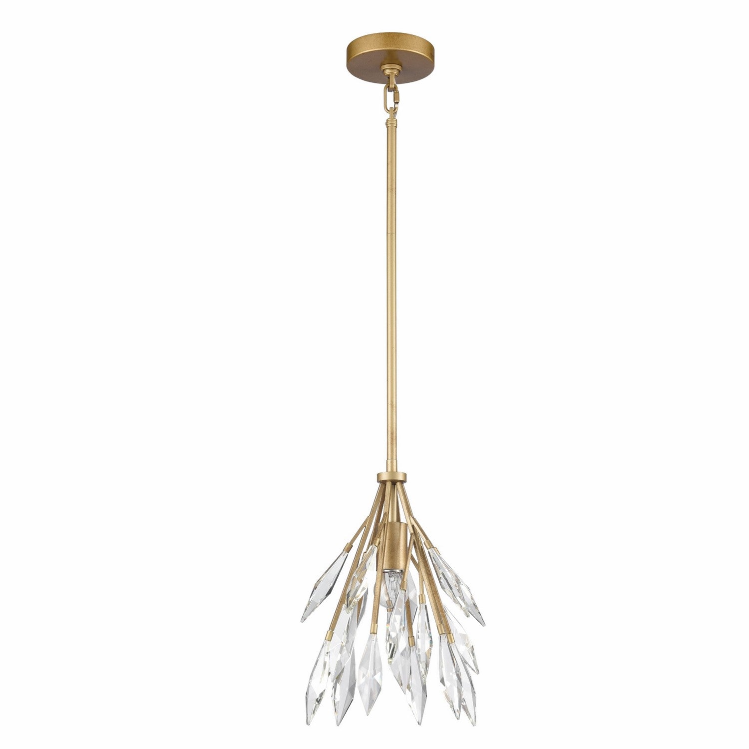 Arabela Lighting - 85424-1 - One Light Pendant - Crystal Fusion - Peruvian Gold