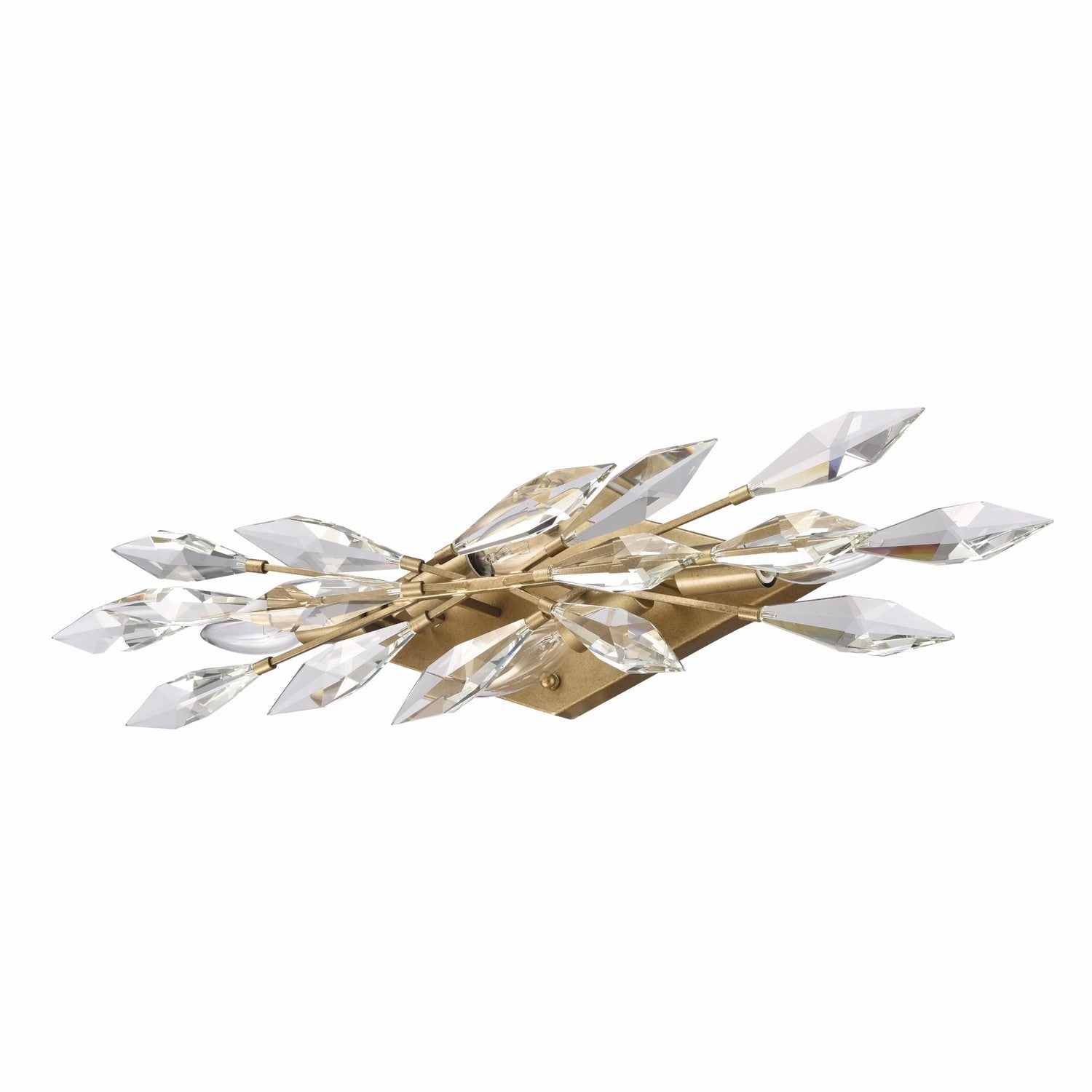 Arabela Lighting - 85426-4 - Applique murale à quatre lumières - Crystal Fusion - Or péruvien