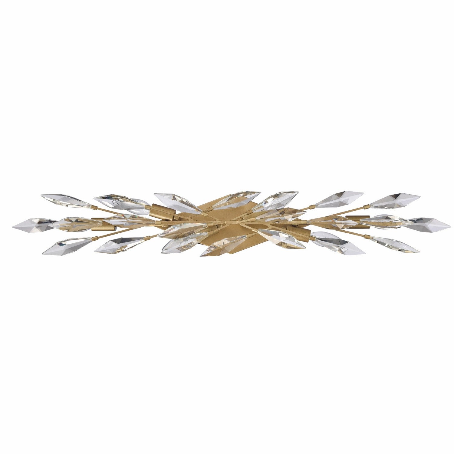 Arabela Lighting - 85427-6 - Applique murale six lumières - Crystal Fusion - Or péruvien