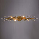 Arabela Lighting - 85427-6 - Applique murale six lumières - Crystal Fusion - Or péruvien