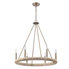 Arabela Lighting - 85431-6 - Six lampes Suspendu - Cabane - Or laqué