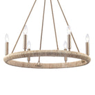 Arabela Lighting - 85431-6 - Six lampes Suspendu - Cabane - Or laqué