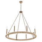 Arabela Lighting - 85432-8 - Huit lampes Suspendu - Cabane - Or laqué