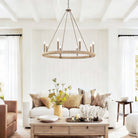 Arabela Lighting - 85432-8 - Huit lampes Suspendu - Cabane - Or laqué