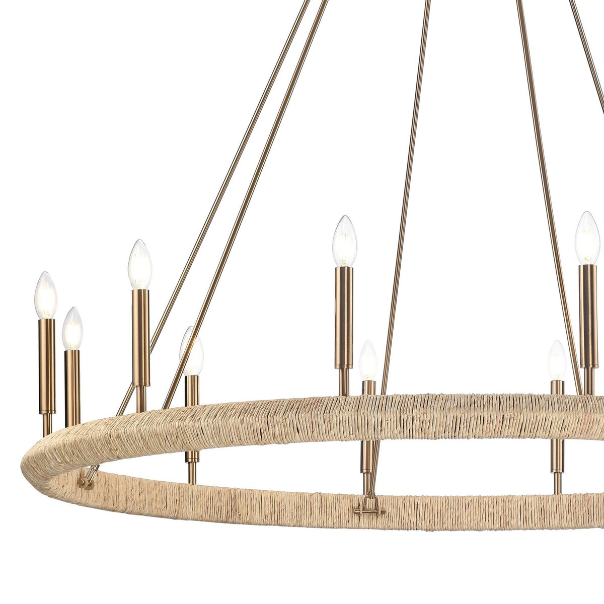 Arabela Lighting - 85433-12 - 12 Light Chandelier - Cabana - Lacquered Gold
