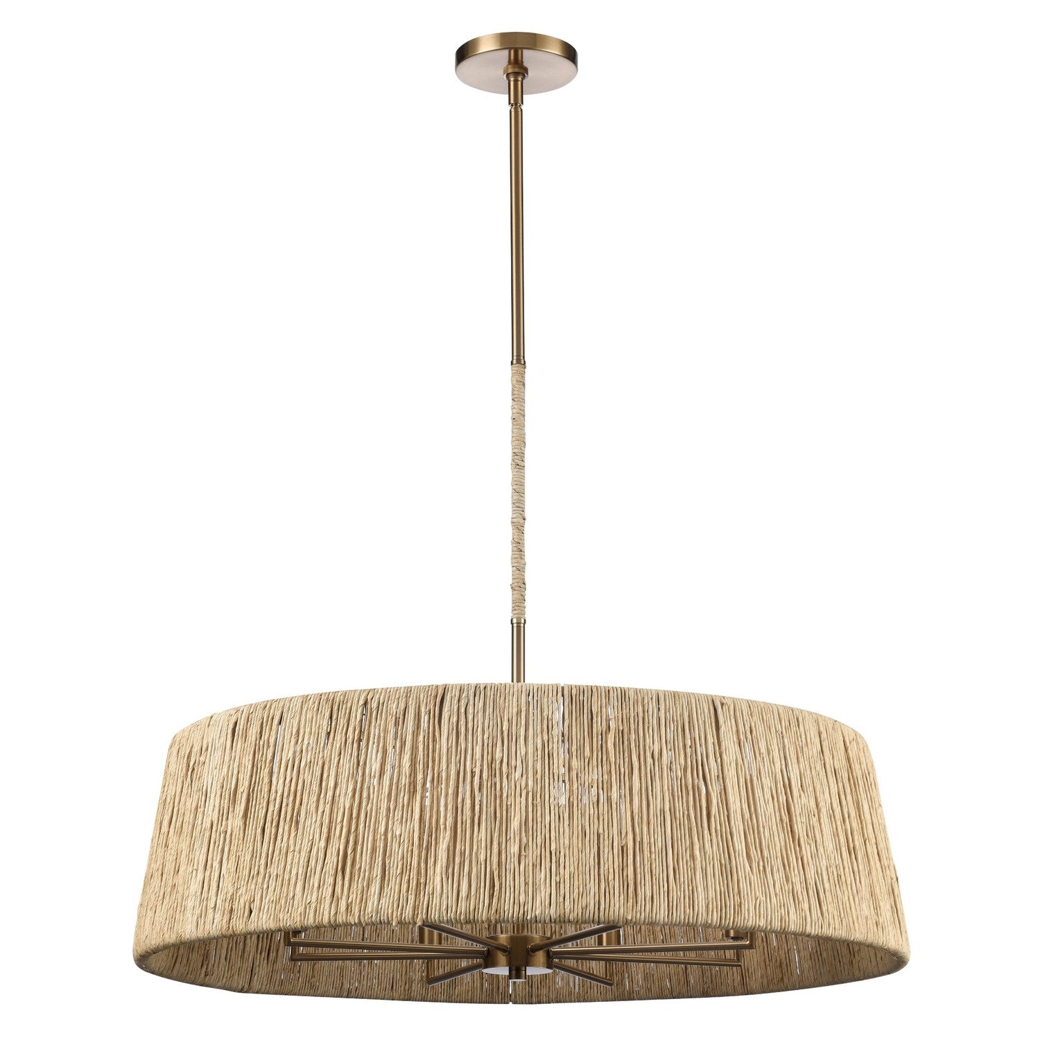 Arabela Lighting - 85435-8 - Huit lampes Suspension - Cabane - Or laqué