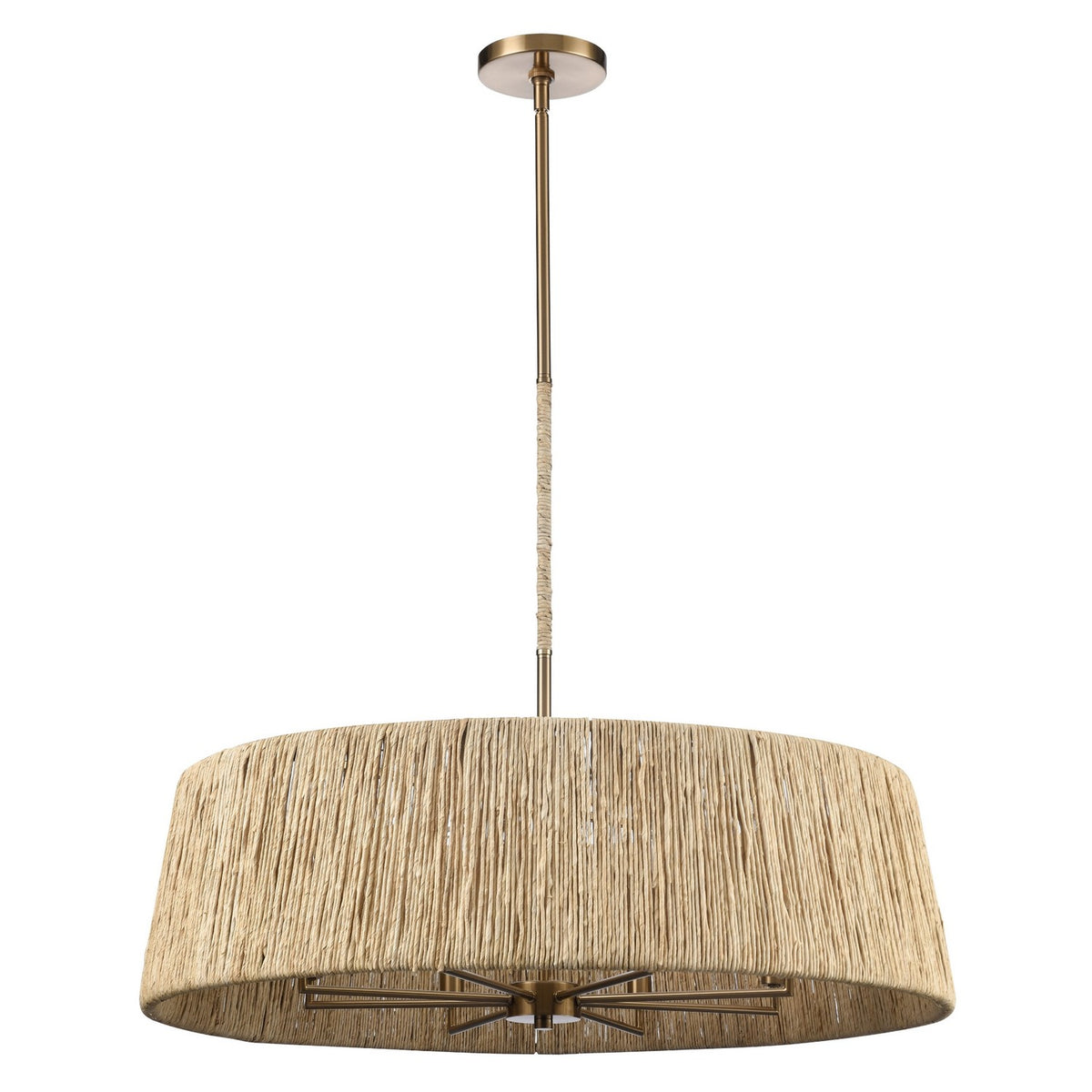 Arabela Lighting - 85435-8 - Eight Light Pendant - Cabana - Lacquered Gold