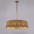 Arabela Lighting - 85435-8 - Huit lampes Suspension - Cabane - Or laqué