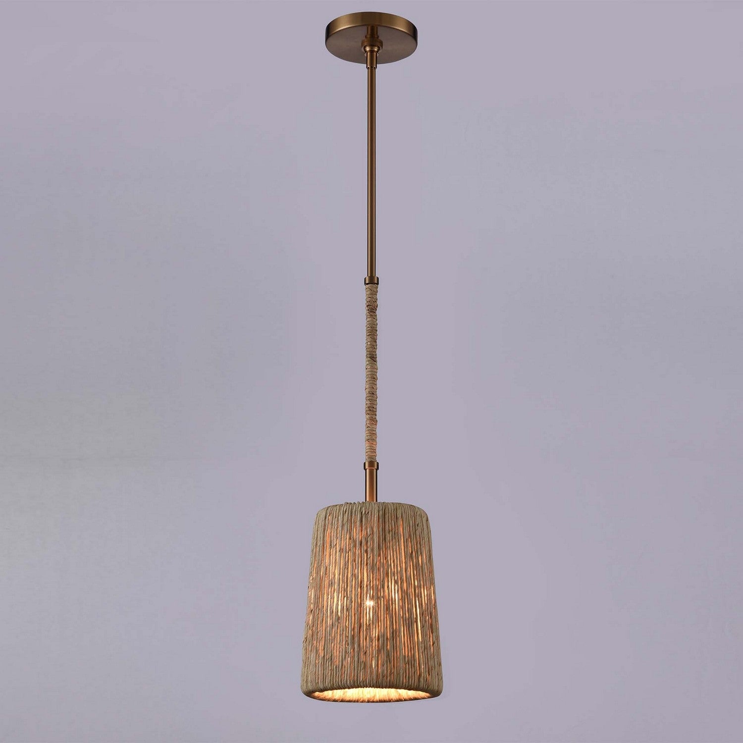 Arabela Lighting - 85436-1 - Une lampe Suspension - Cabane - Or laqué