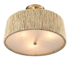 Arabela Lighting - 85437-3 - Trois lampes semi-lumineuses Plafonnier - Cabane - Or laqué