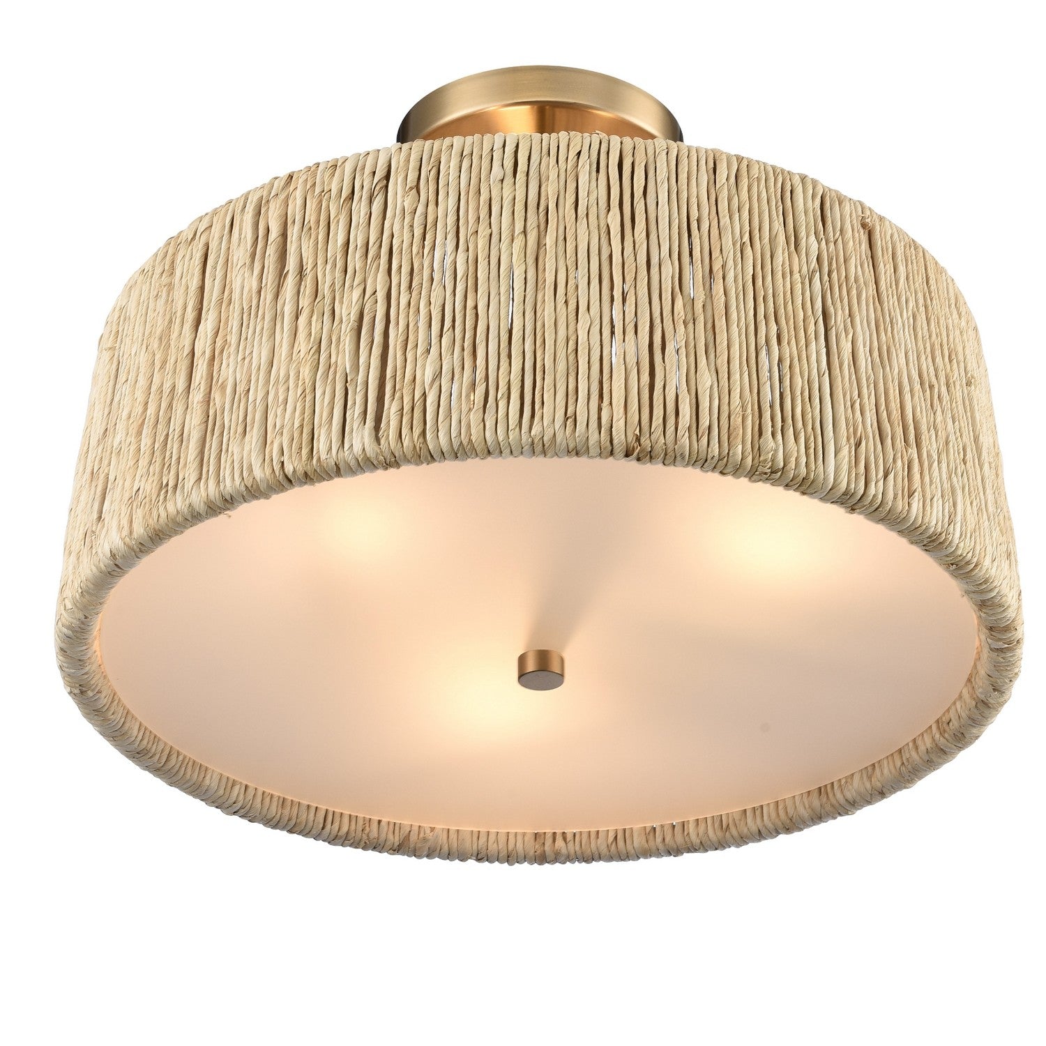 Arabela Lighting - 85437-3 - Trois lampes semi-lumineuses Plafonnier - Cabane - Or laqué