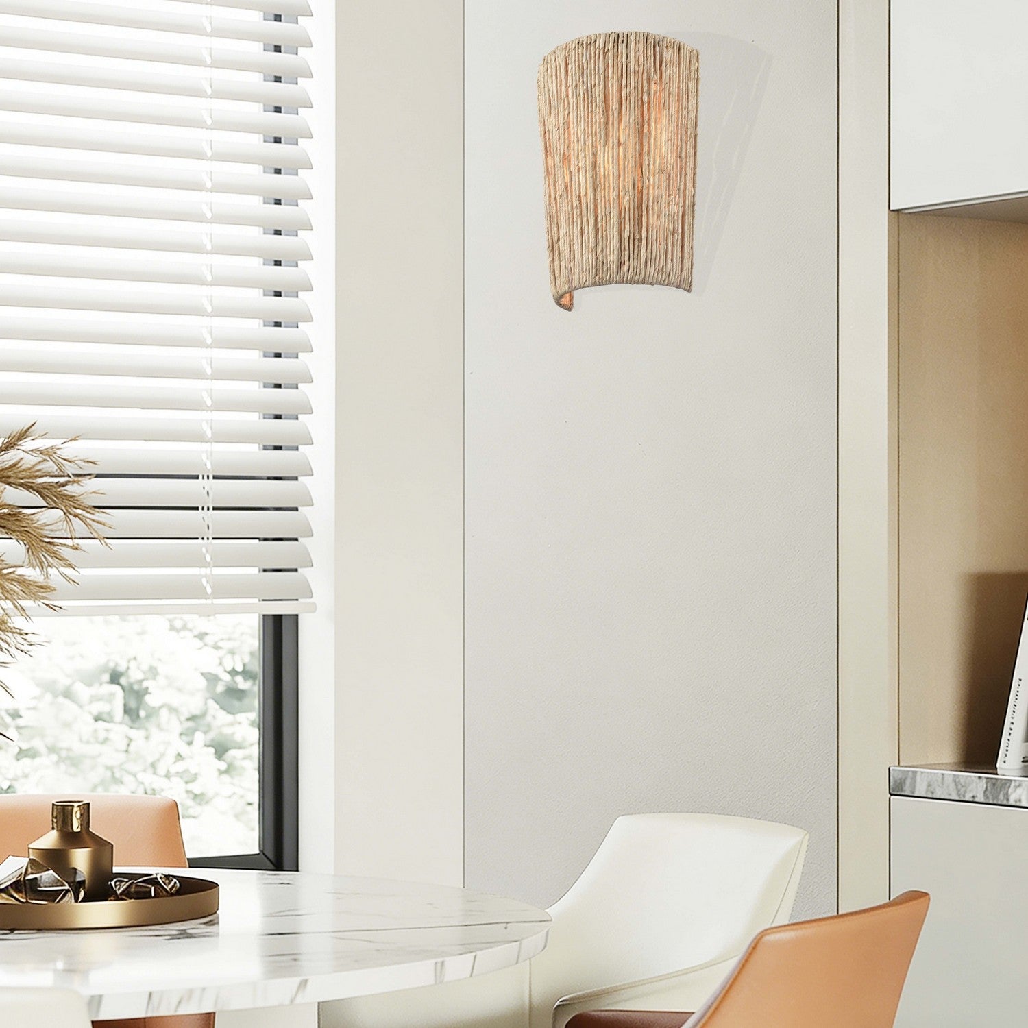 Arabela Lighting - 85438-1 - One Light Wall Sconce - Cabana - Lacquered Gold