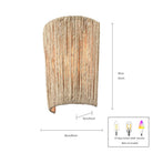 Arabela Lighting - 85438-1 - Une lampe Murale - Cabane - Or laqué