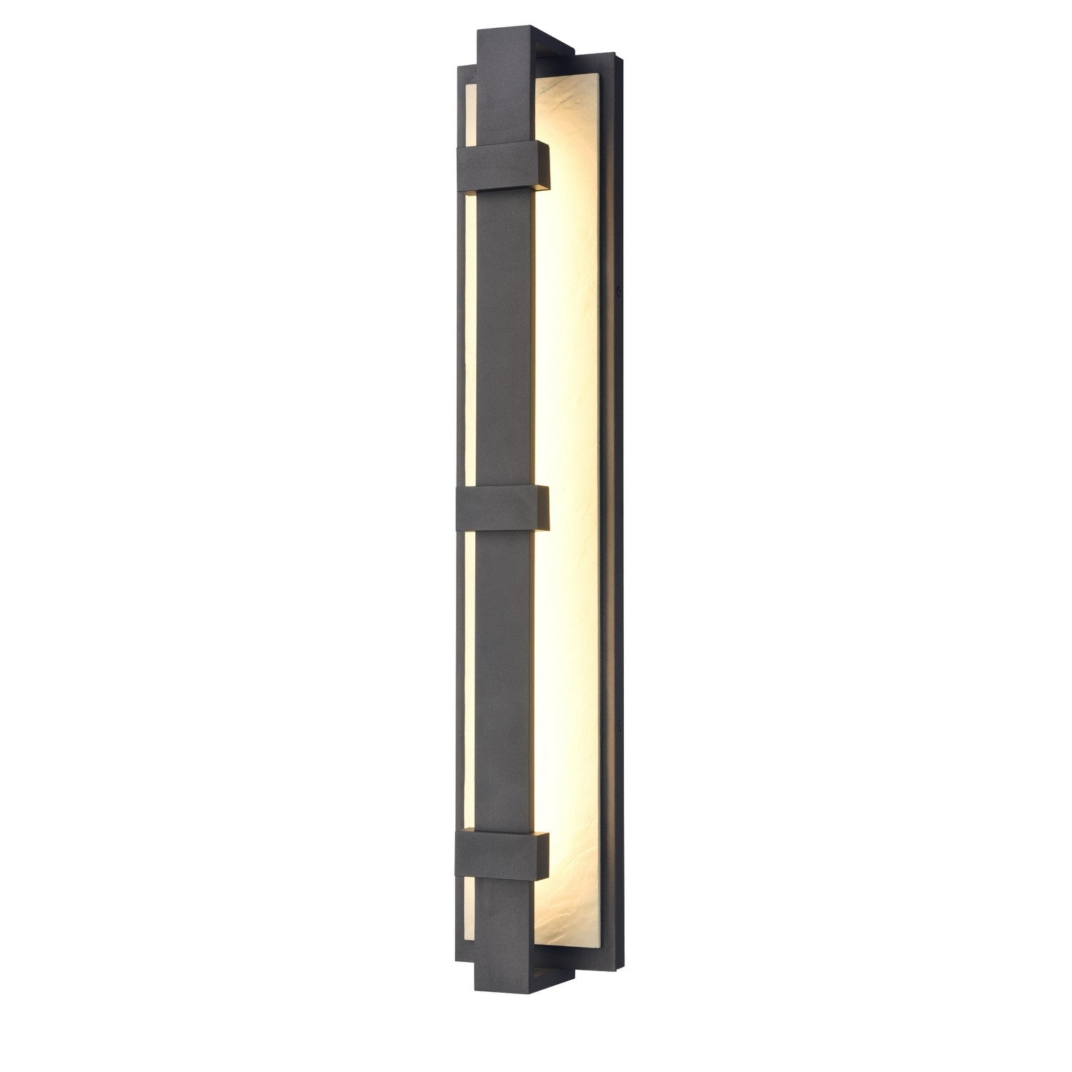 Arabela Lighting - 65001 - LED Outdoor Wall Sconce - Crossroads - Charcoal Black