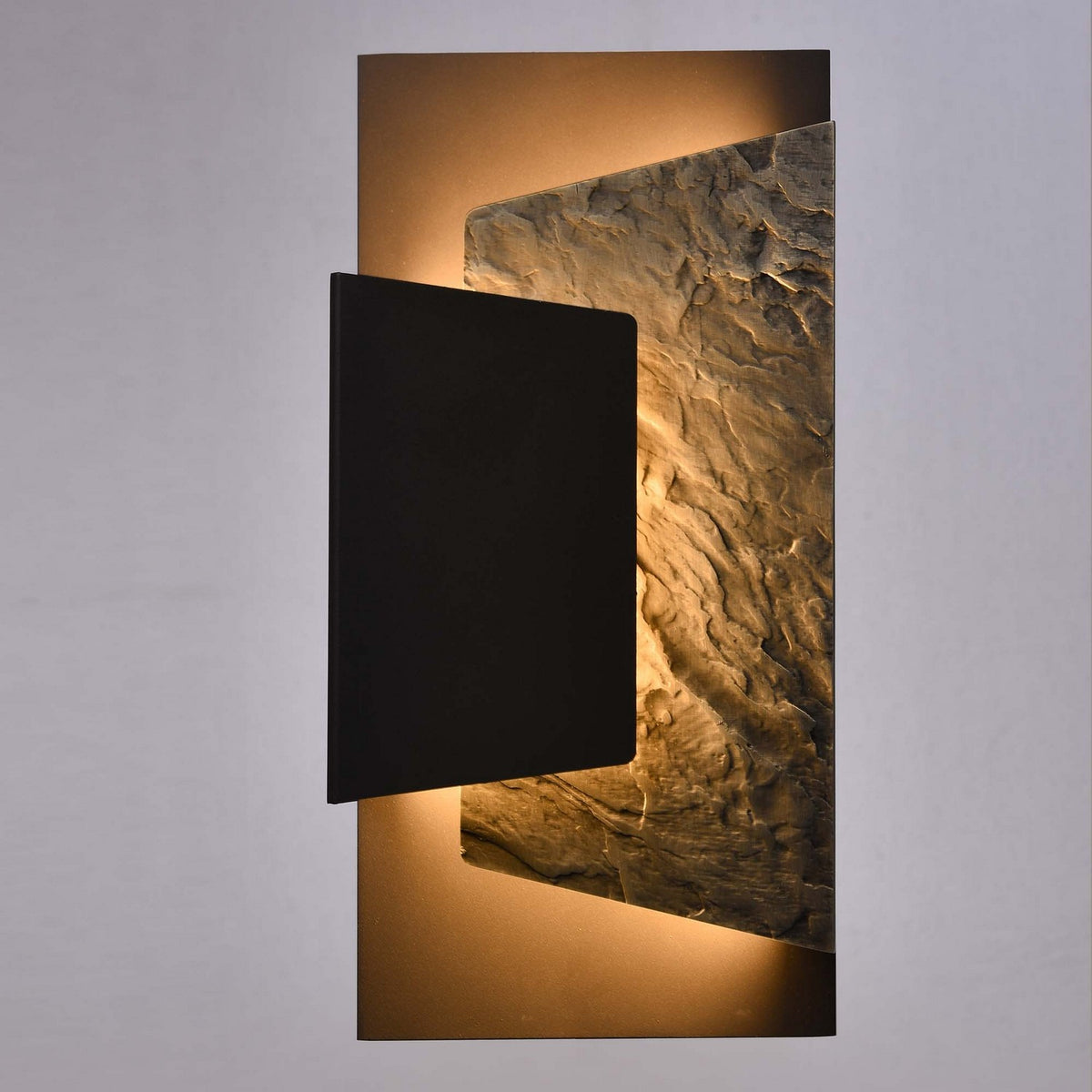 Arabela Lighting - 65030 - LED Outdoor Wall Sconce - Meld - Charcoal Black