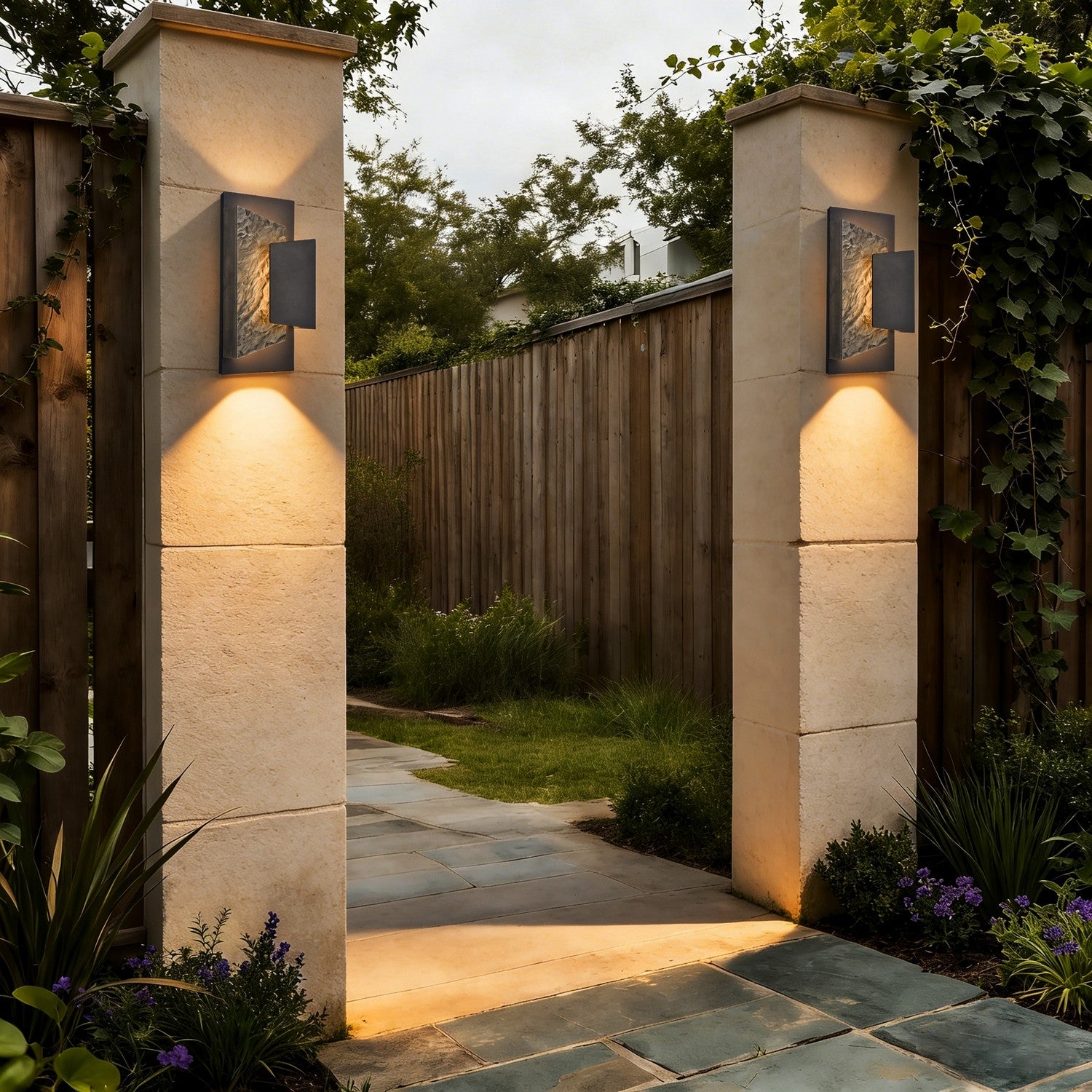 Arabela Lighting - 65030 - Luminaire extérieur à LED Murale - Fusion - Noir anthracite