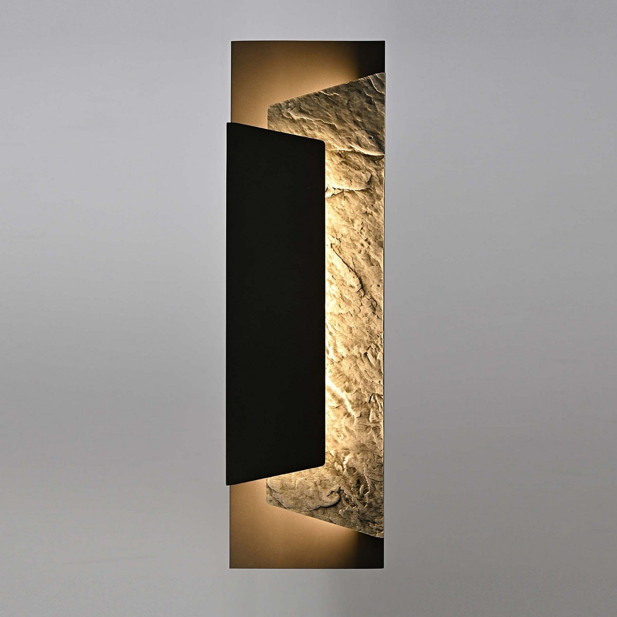 Arabela Lighting - 65031 - LED Outdoor Wall Sconce - Meld - Charcoal Black