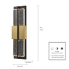 Arabela Lighting - 65041 - Éclairage extérieur à LED Murale - Technica - Noir anthracite