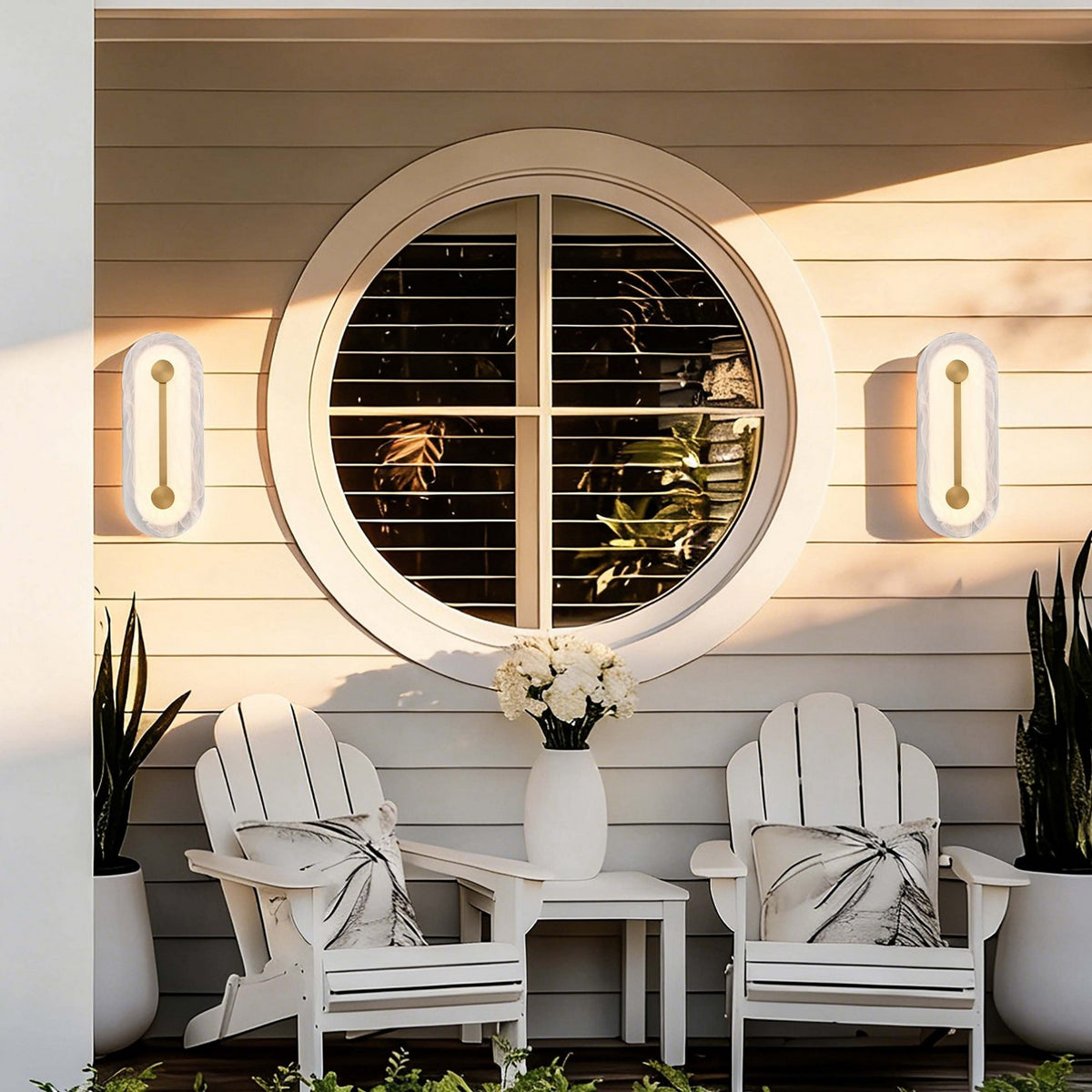 Arabela Lighting - 65050 - LED Outdoor Wall Sconce - Zubris - Gold